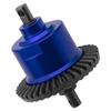 2Pcs Vgoohobby Metal Front/Rear Differential Set Diff. Complete Kit Upgrade Parts Compatible with Traxxas Slash 4X4 VXL Stampede 4X4 VXL Rustler 4X4 VXL HQ727 1/10 RC Car (Blue) view 2