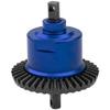 2Pcs Vgoohobby Metal Front/Rear Differential Set Diff. Complete Kit Upgrade Parts Compatible with Traxxas Slash 4X4 VXL Stampede 4X4 VXL Rustler 4X4 VXL HQ727 1/10 RC Car (Blue) view 3