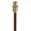 New Wooden Walking Stick with Brass Handle Telescope view 3