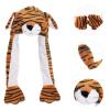 CICITOYWO Funny Plush Animal Hat Ear Moving Jumping Tiger Cap for Kids Adults Gift (Brown) view 2