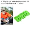 2pcs Remote Controlled Vehicle Sand Ladder Recovery Board 5 Colors Sand Ladder RC Car Accessories for 1:10 RC Crawler Axial - (Color: DRC012GR, CN) view 4