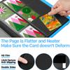 2026Trading Card Binder 9 Pocket, Premium Sports Collection Binder Game Cards Book with Sleeves Side Loading, Anti-open Strap Double Sided Waterproof 360 Card Folder view 3