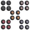 4PCS Wheel Rims Tires Set for Axial Scx24 Tires and Wheels 1in 52x18mm - (Color: Gold) view 2