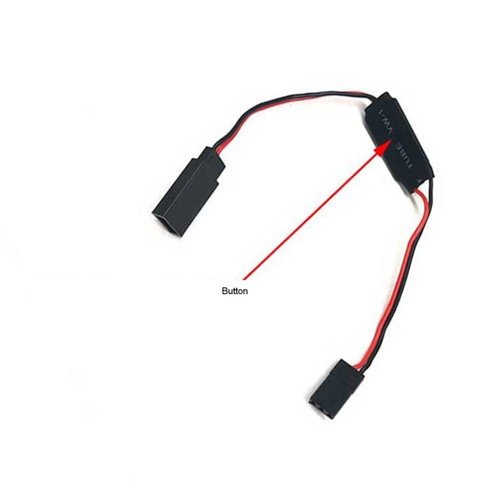 Durable Model Car LED Manual Switch with Flashing Breathing Light Function for RCW8 Control Board Parts
