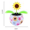 Katutude Solar Dancing Flowers for Car Dashboard, Solar Dancing Toys Sunflower Car Dashboard Decoration Window Sill Desktop Ornament - No Batteries Required view 3