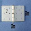 10pcs/lot Plastic Hinge Flat Needle Binder for RC Model Remote Control Aircraft KT Fixed-Wing Plane Aileron Hinge Connection DIY - (Color: L20XW36MM) view 1