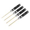 1.5 2.0 2.5 3.0mm HSS Titanium Coated Hex Screw Driver Tools Set Kits 4 In 1 Screwdriver Hexagon Head For RC FPV Helicopter Car view 2
