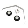 1Set Model Airplane Aluminum Landing Gear + Sponge Wheel + Shaft Axle + Fixed Screw for RC Fixed-Wing Front Rear Electric Tire - (Color: Level 25-40) view 1