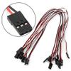 10pcs 50mm 100mm 150mm 200mm 300mm Male to Male Quadcopter Extension Servo Lead Futaba JR Wire Cable - (Color: 50mm) view 2
