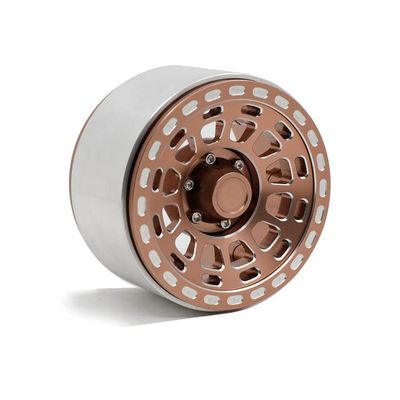 1pc/4pcs Metal 2.9 Inch Beadlock Wheel Rim Hub for 1/6 RC Crawler Car Axial SCX6 AXI05000 JEP JLU Upgrades Parts Accessories - (Color: 1pc Khaki)