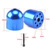 1Pc 2 Blades 1.75" 44.5mm Scale Drilled Aluminum Spinner for DLE30/55 EME55 MLD35 2colors - (Color: Blue 44mm) view 3