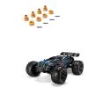 4Pcs Metal 17Mm Wheel Hex Coupler Nut for JLB Racing Cheetah 11101 21101 J3 Speed 1/10 RC Car Upgrade Parts - (Color: Blue) view 3