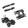Transmission Shaft Metal Drive Axles Gearbox Base for 1/18 RC Crawler RTX-4 Trucks Monsters Truck Upgrade Parts - (Color: A) view 2