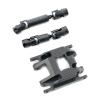 Transmission Shaft Metal Drive Axles Gearbox Base for 1/18 RC Crawler RTX-4 Trucks Monsters Truck Upgrade Parts - (Color: A) view 3