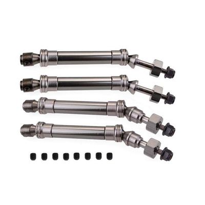 1/10 RTX4 Slash 4X4 Stampede VXL 2WD 6851R 6851X 6852R 6852X of CVD Steel Front Rear Drive Shaft Assembly Heavy Duty - (Color: Gray 2front 2rear)