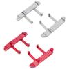 1 Paar RC Side Pedal Upgrade D90 91 96 99 99S Trucks Modification - (Color: Silver) view 2