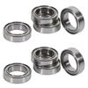 8 Pcs Ball Bearing (10X15x4mm/8X5X2.5Mm) BE003 for JLB Racing Cheetah 1/10 Brushless RC Car Parts Accessories - (Color: Silver) view 1