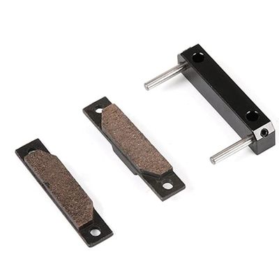 CNC Metal Brake Block Toys Parts Assembly Kit for 1/5 HPI ROVAN KM Baja 5B 5T 5B 5SC Truck RC CAR,Red - (Color: Black)
