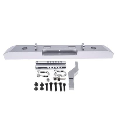 Alloy Rear Bumper with Hooks for rc Hobby Model car RedCat 1/10 Everest Gen7 Pro/Sport Upgraded Parts - (Color: Silver)