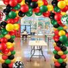 111 PCS Black Red Green and Yellow Balloon Garland Arch Kit for BHM Decorations Juneteenth Decorations African American Holiday Celebration Graduation Mexican Party Supplies view 2