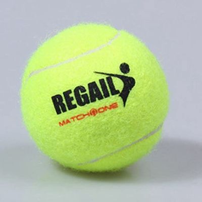 REGAIL Wool Training Tennis Match One Tennis Ball, Amateur Tennis - (Color: Yellow)