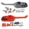 2Pcs RC Helicopter Grey Shell Cover Set for C186 C-186 RC Helicopter Airplane Drone Spare Parts Upgrade Accessories - (Color: GrayOrange) view 1