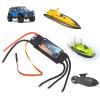 70A Bidirectional RC Brushless ESC Electronic Components RC Electric Speed Controller for RC Car Boat Underwater Propeller Toys Games view 1