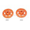 ALUMINUM +1MM HEX WITH BRAKE DISK for 1/7 TRAXSUDR rc car parts - (Color: red) view 2