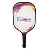Pickleball Paddle Textured Surface for Spin Lightweight Graphite Racquet Racket Carbon Fiber Ergonomic Grip Edge - (Color: Plum) view 1