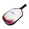 Pickleball Paddle Textured Surface for Spin Lightweight Graphite Racquet Racket Carbon Fiber Ergonomic Grip Edge - (Color: Plum) view 3