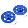 RC #8569 Blue Wheel Hex Disc Brake Rotors (2) For TRAXS Unlimited Desert Racer - (Color: Silver) view 4