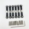 6Pcs Metal Tie Rod Steering Pull Rod Linkage Front/Rear Upgrade Fittings 18005 for WTY A979/A959/K929 1/18 RC Car Model - (Color: Green) view 2