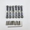 6Pcs Metal Tie Rod Steering Pull Rod Linkage Front/Rear Upgrade Fittings 18005 for WTY A979/A959/K929 1/18 RC Car Model - (Color: Green) view 3