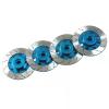 4pcs Rc universal 1/10 flat sports car simulation metal brake disc drift car racing car brake disc TT01/D3/D4/XI - (Color: Red) view 3