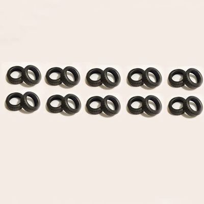20PCS Diameter 18mm/28mm Rubber Tires Mini Wheel Anti-Collision Tyre DIY Accessories for RC Tug Boat Simulation Ship Model - (Color: Diameter 28mm)
