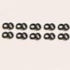 20PCS Diameter 18mm/28mm Rubber Tires Mini Wheel Anti-Collision Tyre DIY Accessories for RC Tug Boat Simulation Ship Model - (Color: Diameter 28mm) view 1
