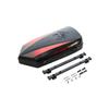 with Bracket for 1/10 Rc car Plastic for SCX10 D90 D100 Toolbox Roof Luggage Storage Box Mini Luggage - (Color: Black) view 1
