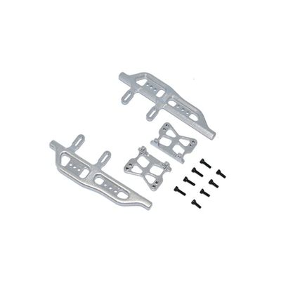Aluminum Alloy Foot Pedal Step Board for AXIAL-1/24 4WD SCX24 DEADBOLT-AXI90081 Model Car Accessories - (Color: Silver)