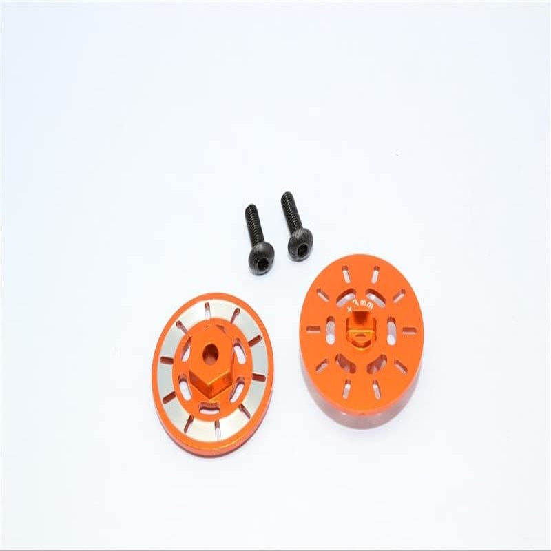 Aluminium Brake Disk HEX Adapter (+3MM) - 2PCS Set LTX010D/+3MM for TRAXS Rally Latrax 4WD - (Color: Auburn)