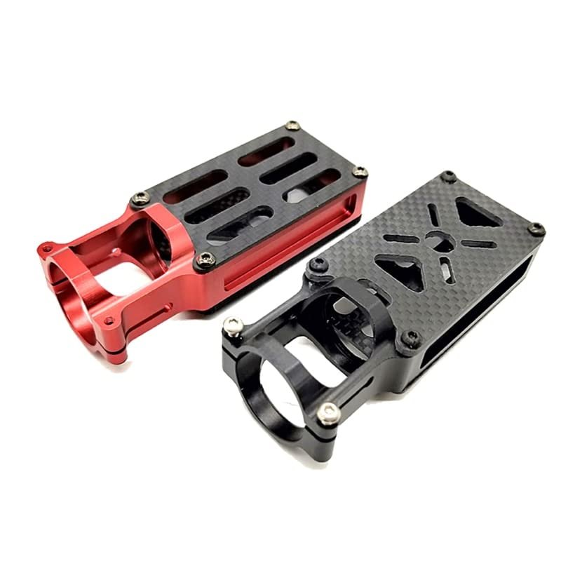 25mm Aluminum Alloy Motor Seat Mount Carbon Tube Bracket Base for RC Multi-axis UAV Drone Parts - (Color: 25mm Black 1pcs)