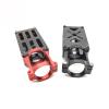25mm Aluminum Alloy Motor Seat Mount Carbon Tube Bracket Base for RC Multi-axis UAV Drone Parts - (Color: 25mm Black 1pcs) view 2