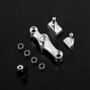 Heavy Duty CNC Aluminum Throttle Brake Arm Kit 15T 17T for Rovan LT Truck SLT Buggy LOSI 5IVE-T - (Color: Blue) view 2