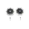 for LOSI 1/10 BAJA REY ROCK REY Thickened 1.5MM Hexagonal Brake Pads Brake Discs - (Color: Black) view 1