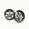 2Pcs/lot Metal 22mm Titanium Wheel Hub for Mini RC Drift Car Mini-Q Mini-D Mini-Z DRZ WTY K989 K969 Upgrade Parts - (Color: Degree 5.5 Narrow) view 1