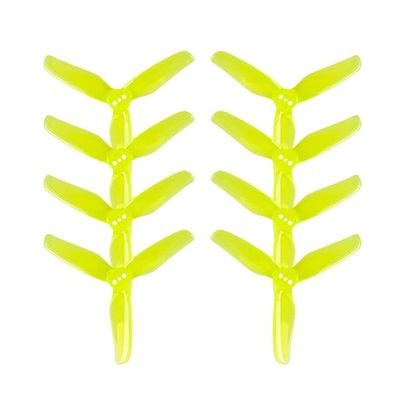 16Pairs/32PCS DALPROP T3028 3X2.8X3 T Mount 3-Blade 3 Inch PC Propeller for RC FPV Racing Freestyle 3inch Cinewhoop Ducted Drone - (Color: Yellow)