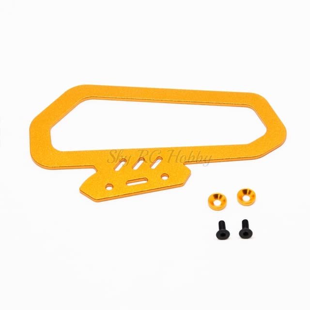 1PCS CNC Aluminum Alloy Bracket Holder Mount Handle Stand for Futaba 7PX 10PX T10PX LOSI RTX RC Car Upgrade Part - (Color: Gold)