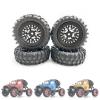 -55Mm 360G 1.3Inch Beadlock Wheel Tires with Brass Ring for 1/24 RC Crawler Car Axial SCX24 FMS FCX24 Enduro24 Upgrades - (Color: Black) view 3