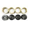 -55Mm 360G 1.3Inch Beadlock Wheel Tires with Brass Ring for 1/24 RC Crawler Car Axial SCX24 FMS FCX24 Enduro24 Upgrades - (Color: Black) view 4