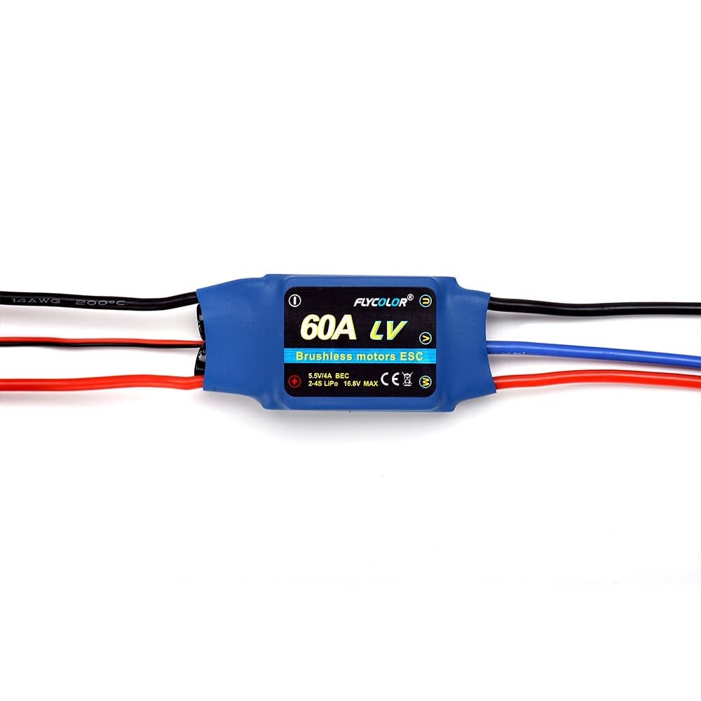 Flycolor FATJAY 60A 2-6 s BEC ESC brushless RC avio Hobby Modelo Parte acessrios eletrnicos de Controle de velocidade