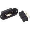 1 Pair MPX 8Pin Gold Plated Multi-Wire Male Femal Plug for RC Airplanes Glider Model(Red/Black) - (Color: MPX8 Red) view 4